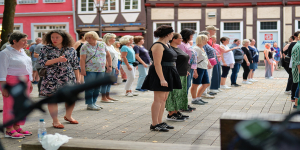 TK-Linedance-Gruppe auf dem Brandplatz (Fr. 06.09.2024)